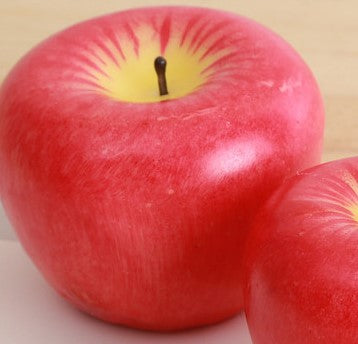 Simulation red apple candles Christmas creative gifts Apple painted decoration small gifts