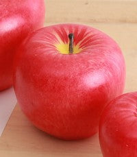 Simulation red apple candles Christmas creative gifts Apple painted decoration small gifts