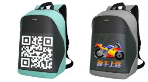 LED Display Screen Backpack Lighting Bag