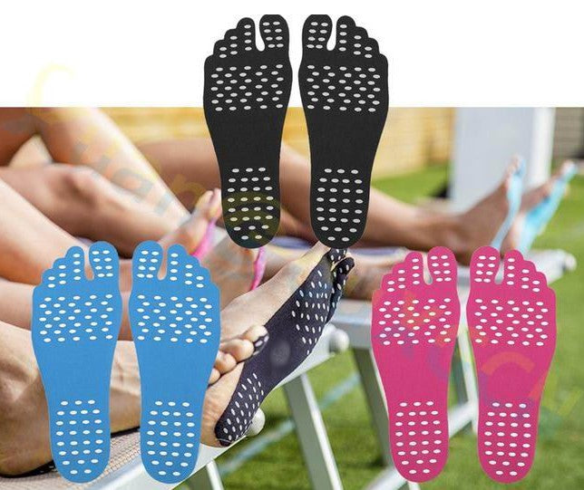 Beach invisible non-slip insole sole paste summer invisible shoe paste anti-cut anti-skid paste heat and waterproof