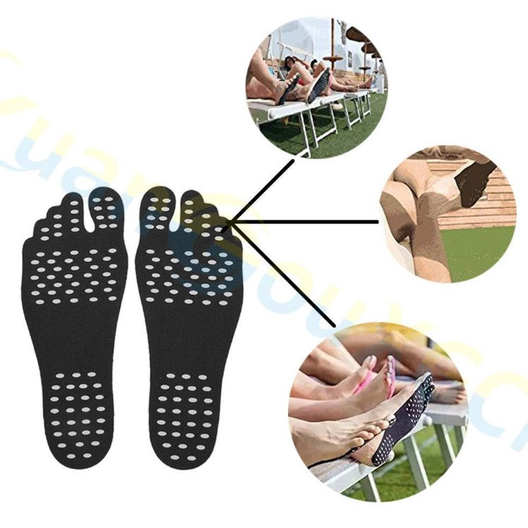 Beach invisible non-slip insole sole paste summer invisible shoe paste anti-cut anti-skid paste heat and waterproof