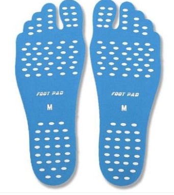 Beach invisible non-slip insole sole paste summer invisible shoe paste anti-cut anti-skid paste heat and waterproof