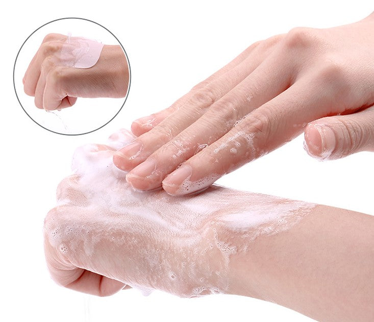 Travel Portable Disposable Soap Sheet Hand Soap Paper Sheet Portable Soap Sheet