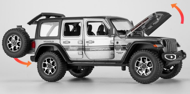 Simulation JEEP Wrangler car model off-road vehicle alloy toy car