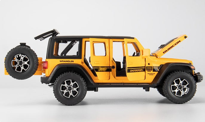 Simulation JEEP Wrangler car model off-road vehicle alloy toy car