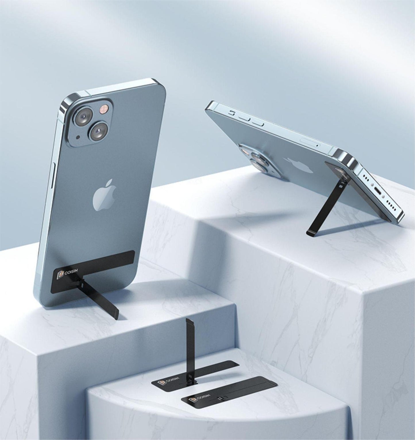 Ultra-thin mobile phone desktop bracket