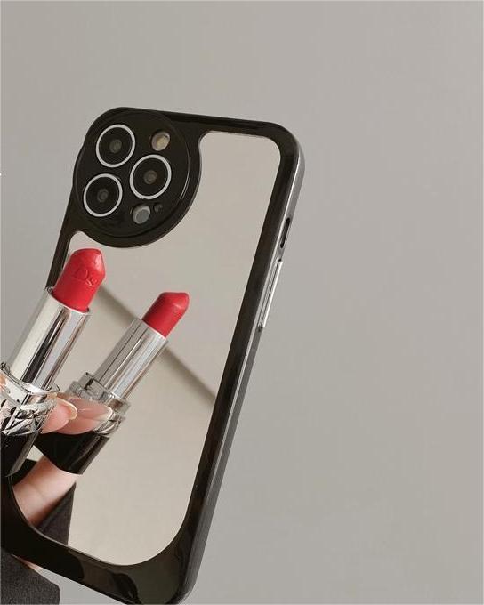 Makeup Mirror IPHONE 14 Lens All-Inclusive Phone Case