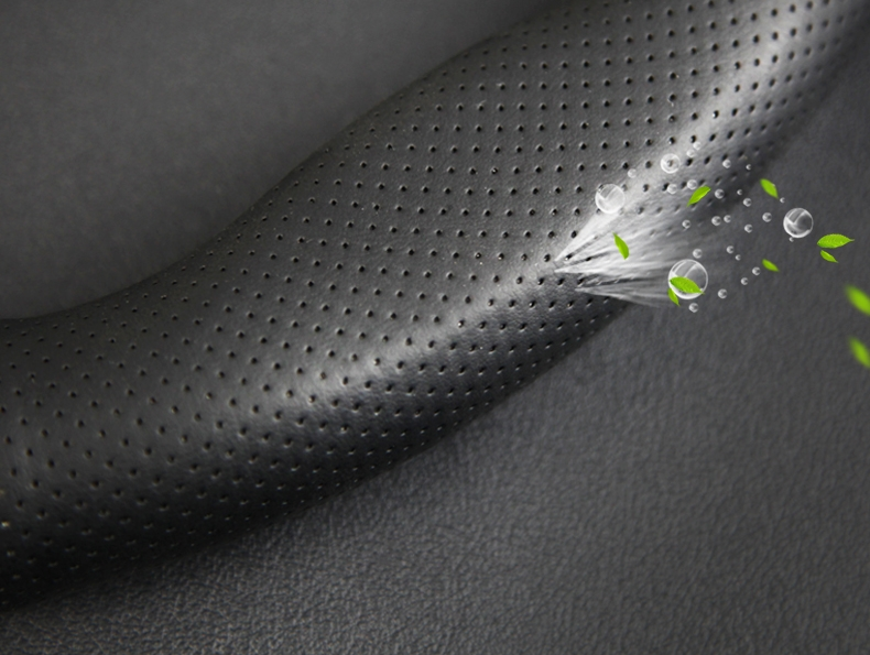 Jeep Steering Wheel Cover Carbon Fiber Grip Cover