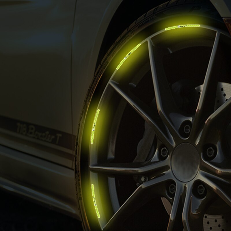 Car Wheel Reflective Luminous Stripe Sticker for Jeep Grand Cherokee Commander Renegade Wrangler Compass Patriot Accessories