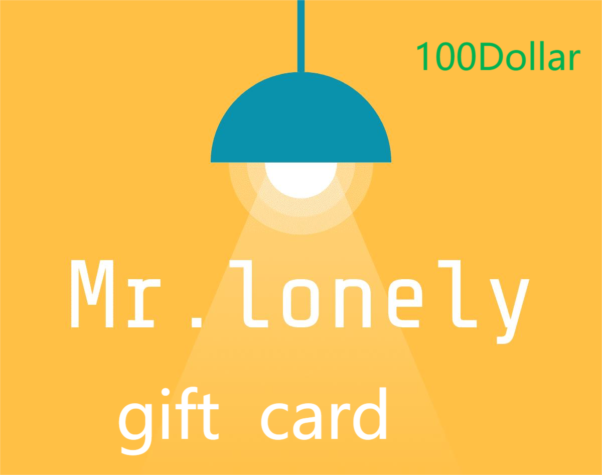 Mr.lonely gift card
